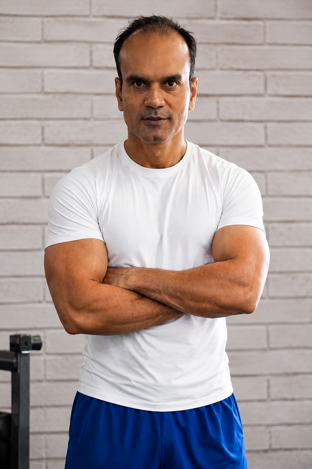 Santosh Kumar in the early years of his fitness career
