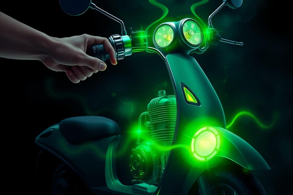 A mechanic tuning a scooter engine, a metaphor for tuning your metabolism